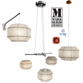 Model CORSE, wall and ceiling light from MARKSLOJD, Sweden.