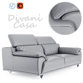 Sofa Divani Casa Wolford Modern Gray