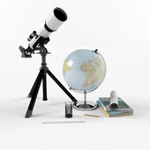 Telescope with globe
