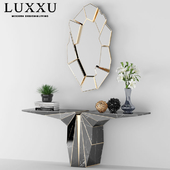 Console, Mirror & Wall light by LUXXU