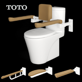 TOTO toilet and Splash advance handrail