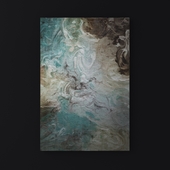 Porch & Den &#39;Aqua Marble&#39; Premium Gallery Wrapped Canvas