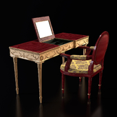 Dressing table and armchair Monarche, Freedom