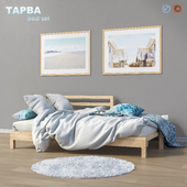 Bed daybed IKEA ТАРВА set 2