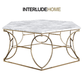 Interlude Home Saybrook Gold Coffee Table