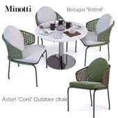 Aston Cord Outdoor chair / Bellagio Bistrot