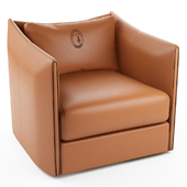 Maryl leather armchair