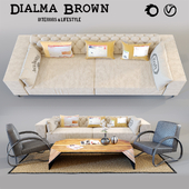 Dialma Brown living room set