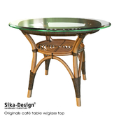 Sika Design Originals dining table w / glass top