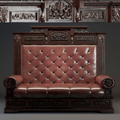 Antique sofa 19-20 century.