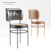 IAIA Leather Chair by Gustavo Bittencourt