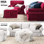 Three-seat sofa EKTORP Ikea / Triple sofa EKTORP Ikea