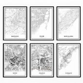 Selection of pictures "Сity maps"