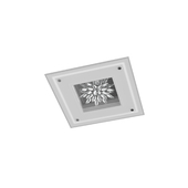 93574 Светодиодный светильник настенно-потолочный BENALUA, 4x6W (LED), 470х470, белый/зеркальный