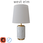 West Elm Small Pillar Table Lamp