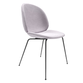 Gubi Beetle Dining Chair Velvet (Fully Upholstered Conic base)