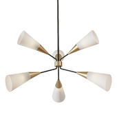 West Elm Conical Branching Chandelier