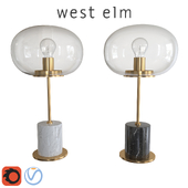 West Elm Balloon Glass Table Lamp