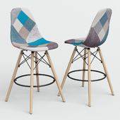 Chair Eames Style DSW Patchwork bar.