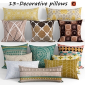 Decorative pillows set 098