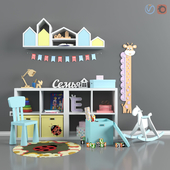 Мебель, игрушки и декор для детской комнаты