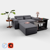Mix Modular 3 Piece Sectional Sofa