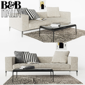 Sofa B & B Italia Simplex with pillows