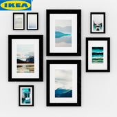 A set of paintings by IKEA - KNOPPANG.