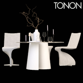 Chair and table Tonon Twist