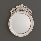 Mirror in a round frame