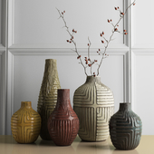 West Elm - Linework vases