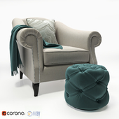 The sofa and Chair company Gainsborough armchair