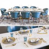 Luxury Ottiu Restaurant Table Set