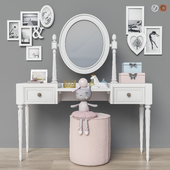Dressing table ( 2 options for children, for adults) set 19