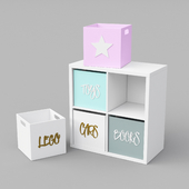 Boxes for storing toys