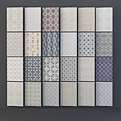set of 23 seamless textures mosaic tile new ravenna