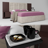 Кровать ALF Loren и столик с завтраком