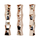 Modular wine rack (column).