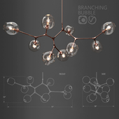 Branching bubble 9 lamps