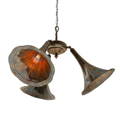 Mullan Gramophone quirky industrial chandelier