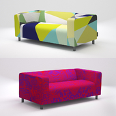 IKEA Klippan sofa with Artefly covers