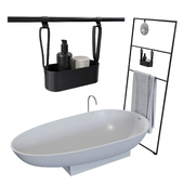 Bathroom Set / Agape Spoon & Burgbad
