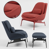 Field Lounge Chair and  Field Ottoman