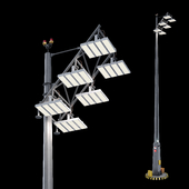 Lighting support with EWO floodlights