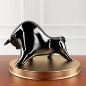 Taurus Bull Sculpture by FS