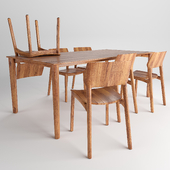 Fin Table and Chair by Artisan