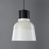 Soso Tan and White Metal Pendant Light by CB2