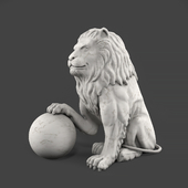 sculpture of a lion