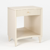 Bedside cabinet White Light Caracole