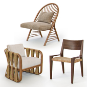 RATTAN and WICKER Chairs I